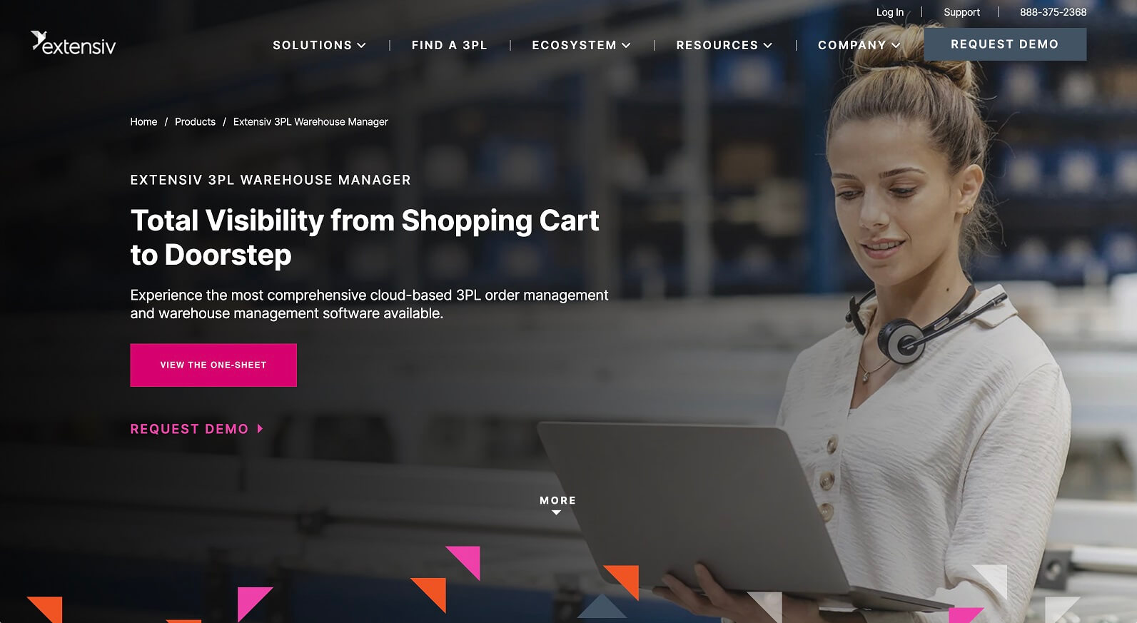 top efficiency 3pl software Extensiv