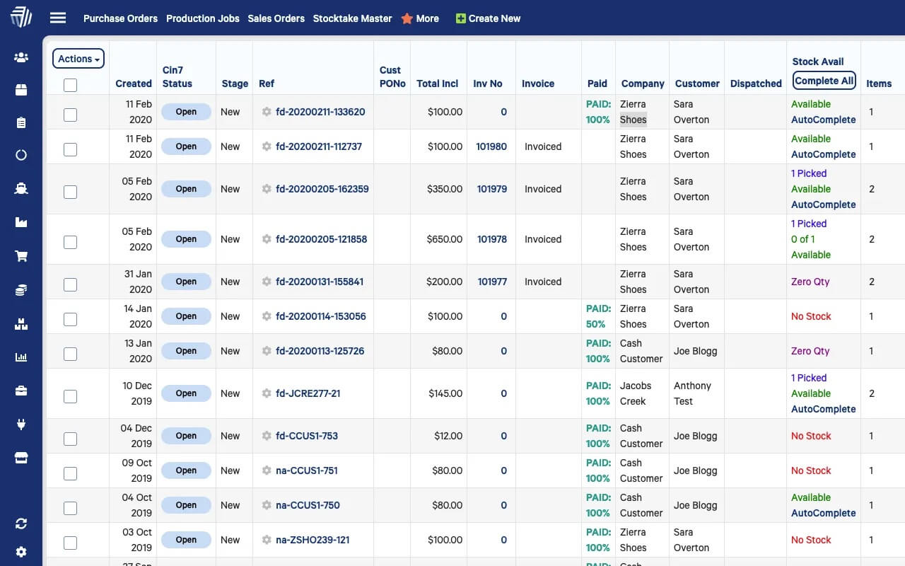 top warehouse inventory management software 2023 - 2 Cin7